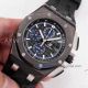 Perfect Replica Audemars Piguet Royal Oak Offshore Stainless Steel Case Black Face Luminous 44mm Watch  (6)_th.jpg